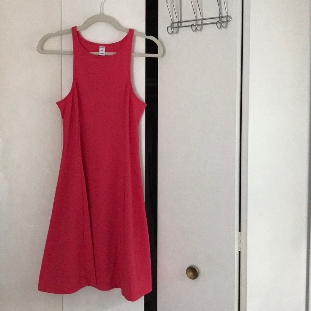 Pink shift dress - like new